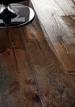 Picture of Engineered 220 Antique Distressed Black Oiled Oak 15/4mm x 220mm x 2200mm pack size 2.904 sqm