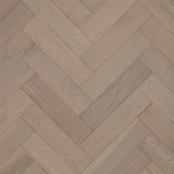 Picture of Herringbone ( Item A ) Scandic White Brushed & Uv Oiled 14232A