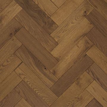 Picture of Herringbone ( Item A ) Smoked Brushed & Uv Oiled 14234A