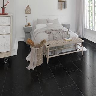 Firmfit Pre-Grouted Tiles Black Marble - (XT-8053)
